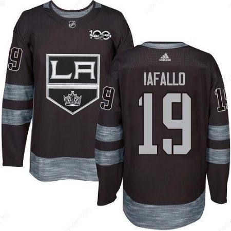 Adidas Kings #19 Alex Iafallo Black 1917-2017 100Th Anniversary Stitched NHL Jersey