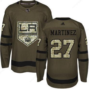 Adidas Kings #27 Alec Martinez Green Salute To Service Stitched NHL Jersey