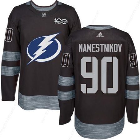 Adidas Lightning #90 Vladislav Namestnikov Black 1917-2017 100Th Anniversary Stitched NHL Jersey