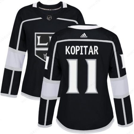 Adidas Los Angeles Kings #11 Anze Kopitar Black Home Authentic Women’s Stitched NHL Jersey