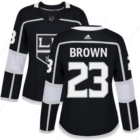 Adidas Los Angeles Kings #23 Dustin Brown Black Home Authentic Women’s Stitched NHL Jersey