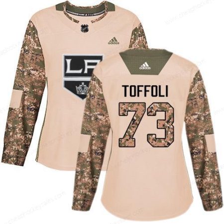 Adidas Los Angeles Kings #73 Tyler Toffoli Camo Authentic 2017 Veterans Day Women’s Stitched NHL Jersey