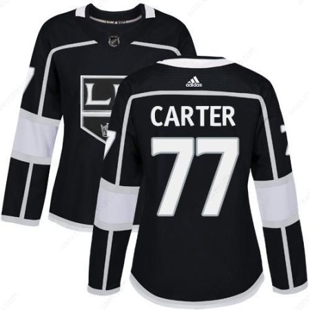 Adidas Los Angeles Kings #77 Jeff Carter Black Home Authentic Women’s Stitched NHL Jersey