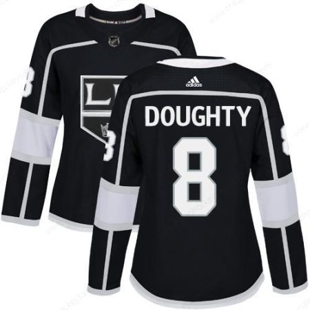 Adidas Los Angeles Kings #8 Drew Doughty Black Home Authentic Women’s Stitched NHL Jersey