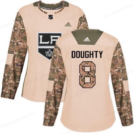 Adidas Los Angeles Kings #8 Drew Doughty Camo Authentic 2017 Veterans Day Women’s Stitched NHL Jersey