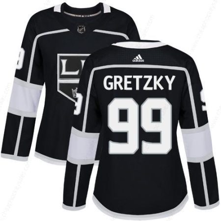 Adidas Los Angeles Kings #99 Wayne Gretzky Black Home Authentic Women’s Stitched NHL Jersey