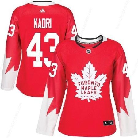 Adidas Maple Leafs #43 Nazem Kadri Red Team Canada Authentic Women’s Stitched NHL Jersey