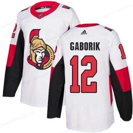 Adidas Men’s Ottawa Senators #12 Marian Gaborik Authentic White Away NHL Jersey