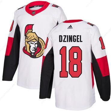 Adidas Men’s Ottawa Senators #18 Ryan Dzingel Authentic White Away NHL Jersey