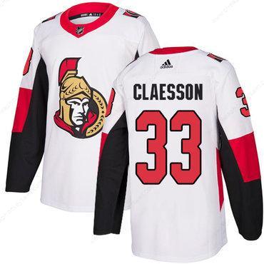 Adidas Men’s Ottawa Senators #33 Fredrik Claesson Authentic White Away NHL Jersey