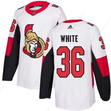 Adidas Men’s Ottawa Senators #36 Colin White Authentic White Away NHL Jersey