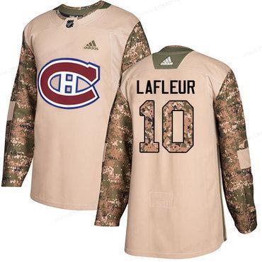 Adidas Montreal Canadiens #10 Guy Lafleur Camo Authentic 2017 Veterans Day Stitched Youth NHL Jersey