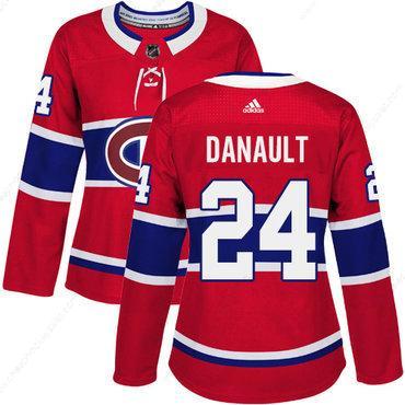 Adidas Montreal Canadiens #24 Phillip Danault Red Home Authentic Women’s Stitched NHL Jersey