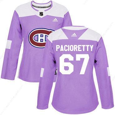 Adidas Montreal Canadiens #67 Max Pacioretty Purple Authentic Fights Cancer Women’s Stitched NHL Jersey