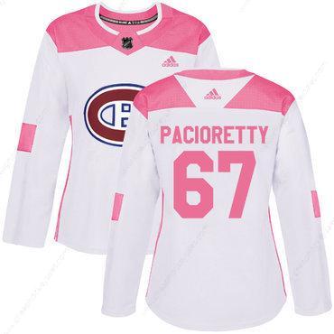 Adidas Montreal Canadiens #67 Max Pacioretty White Pink Authentic Fashion Women’s Stitched NHL Jersey