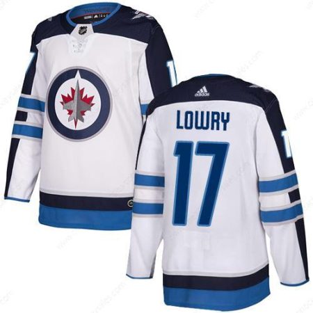 Adidas NHL Winnipeg Jets #17 Adam Lowry Away White Authentic Jersey