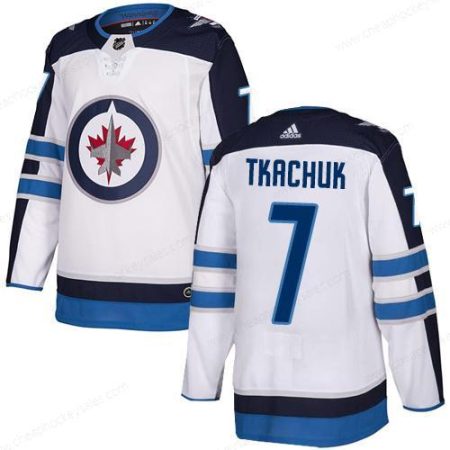 Adidas NHL Winnipeg Jets #7 Keith Tkachuk Away White Authentic Jersey