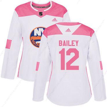 Adidas New York Islanders #12 Josh Bailey White Pink Authentic Fashion Women’s Stitched NHL Jersey