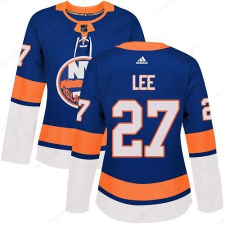 Adidas New York Islanders #27 Anders Lee Royal Blue Home Authentic Women’s Stitched NHL Jersey