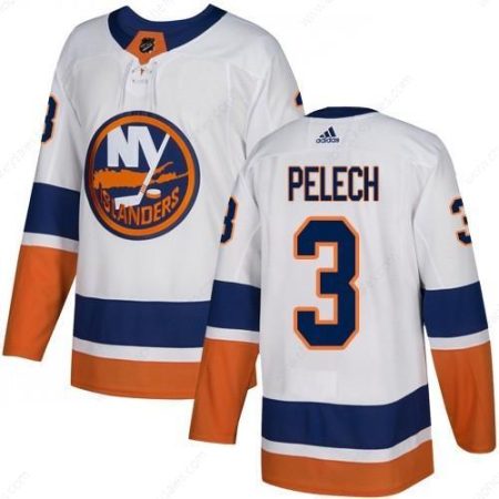 Adidas New York Islanders #3 Adam Pelech White Away Authentic Stitched NHL Jersey