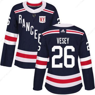 Adidas New York Rangers #26 Jimmy Vesey Navy Blue Authentic 2018 Winter Classic Women’s Stitched NHL Jersey