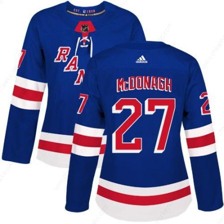 Adidas New York Rangers #27 Ryan Mcdonagh Royal Blue Home Authentic Women’s Stitched NHL Jersey