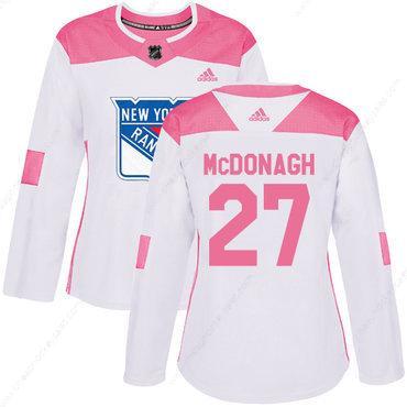 Adidas New York Rangers #27 Ryan Mcdonagh White Pink Authentic Fashion Women’s Stitched NHL Jersey