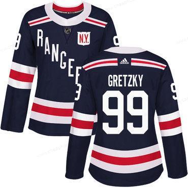 Adidas New York Rangers #99 Wayne Gretzky Navy Blue Authentic 2018 Winter Classic Women’s Stitched NHL Jersey