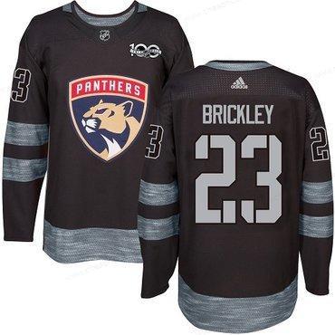 Adidas Panthers #23 Connor Brickley Black 1917-2017 100Th Anniversary Stitched NHL Jersey