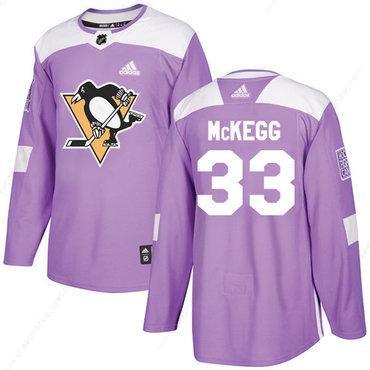 Adidas Penguins #33 Greg Mckegg Purple Authentic Fights Cancer Stitched NHL Jersey