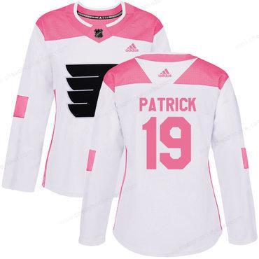 Adidas Philadelphia Flyers #19 Nolan Patrick White Pink Authentic Fashion Women’s Stitched NHL Jersey