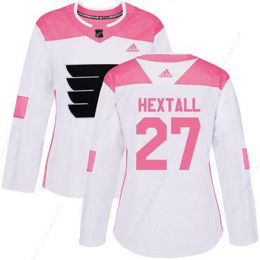 Adidas Philadelphia Flyers #27 Ron Hextall White Pink Authentic Fashion Women’s Stitched NHL Jersey