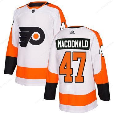 Adidas Philadelphia Flyers #47 Andrew Macdonald White Authentic Stitched NHL Jersey