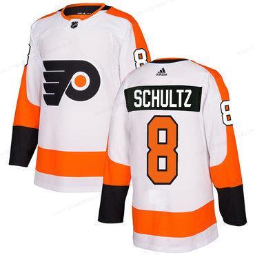 Adidas Philadelphia Flyers #8 Dave Schultz White Authentic Stitched NHL Jersey