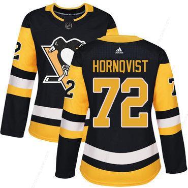 Adidas Pittsburgh Penguins #72 Patric Hornqvist Black Home Authentic Women’s Stitched NHL Jersey