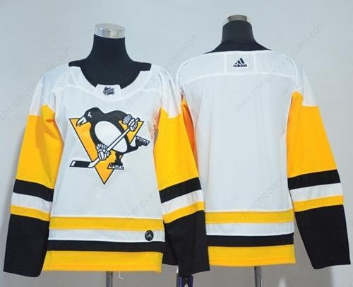 Adidas Pittsburgh Penguins Blank White Road Authentic Women’s Stitched NHL Jersey