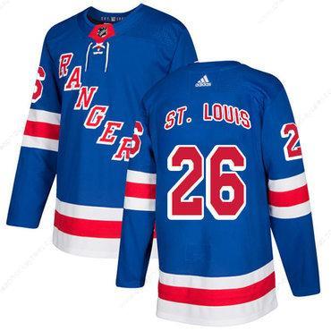 Adidas Rangers #26 Martin St.Louis Royal Blue Home Authentic Stitched NHL Jersey