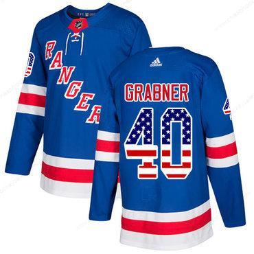 Adidas Rangers #40 Michael Grabner Royal Blue Home Authentic Usa Flag Stitched NHL Jersey