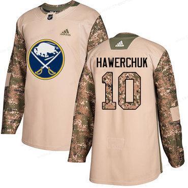 Adidas Sabres #10 Dale Hawerchuk Camo Authentic 2017 Veterans Day Stitched NHL Jersey