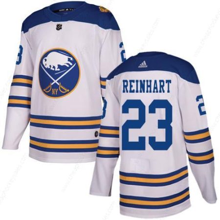 Adidas Sabres #23 Sam Reinhart White Authentic 2018 Winter Classic Stitched NHL Jersey