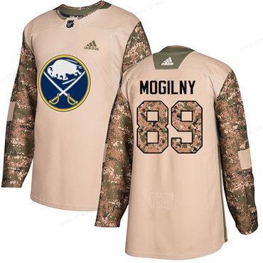 Adidas Sabres #89 Alexander Mogilny Camo Authentic 2017 Veterans Day Stitched NHL Jersey