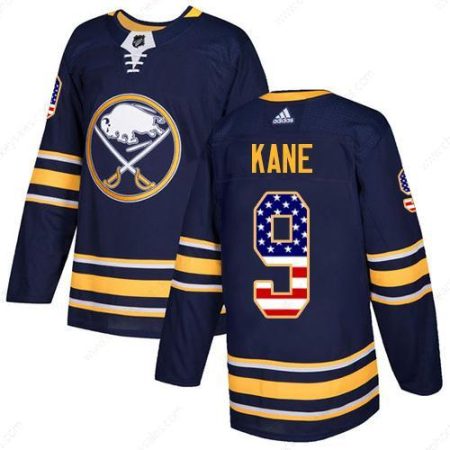 Adidas Sabres #9 Evander Kane Navy Blue Home Authentic Usa Flag Youth Stitched NHL Jersey