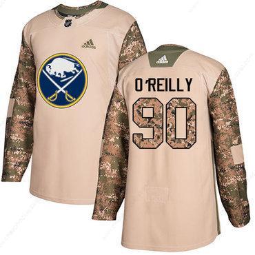 Adidas Sabres #90 Ryan O’Reilly Camo Authentic 2017 Veterans Day Stitched NHL Jersey