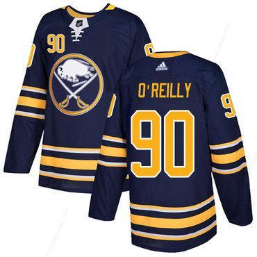 Adidas Sabres #90 Ryan O’Reilly Navy Blue Home Authentic Stitched NHL Jersey