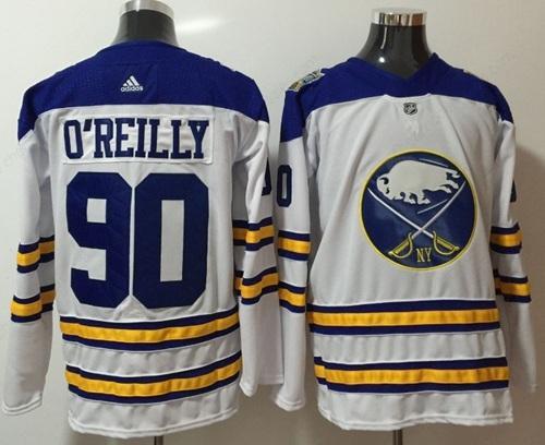 Adidas Sabres #90 Ryan O’Reilly White Road Authentic Stitched NHL Jersey