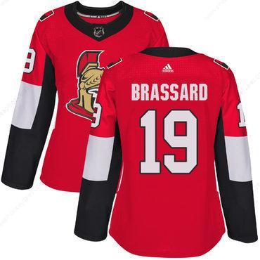 Adidas Senators #19 Derick Brassard Red Home Authentic Women’s Stitched NHL Jersey