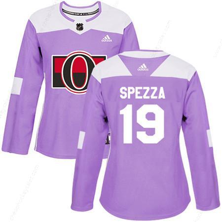 Adidas Senators #19 Jason Spezza Purple Authentic Fights Cancer Women’s Stitched NHL Jersey