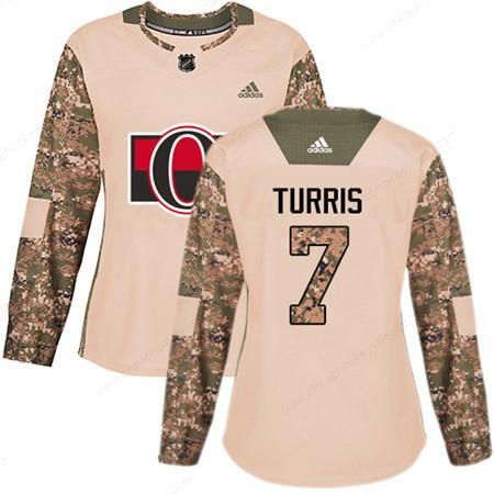 Adidas Senators #7 Kyle Turris Camo Authentic 2017 Veterans Day Women’s Stitched NHL Jersey