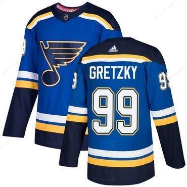 Adidas St. Louis Blues #99 Wayne Gretzky Blue Home Authentic Stitched Youth NHL Jersey