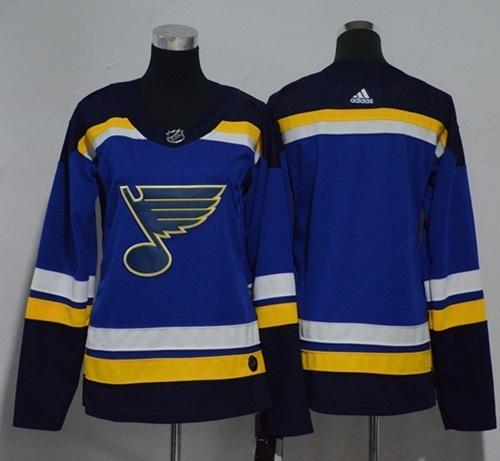 Adidas St.Louis Blues Blank Blue Home Authentic Women’s Stitched NHL Jersey